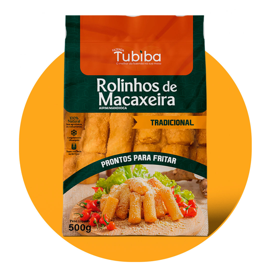 Rolinho de Macaxeira Tradicional – 500g